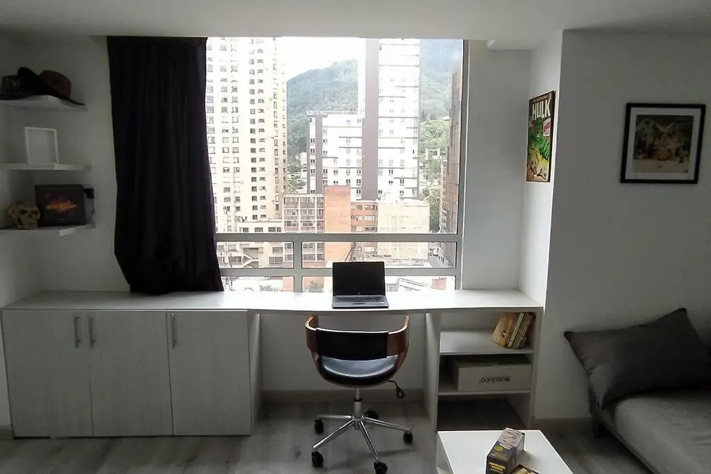 아파트 Apartaestudio En El Centro De 보고타
